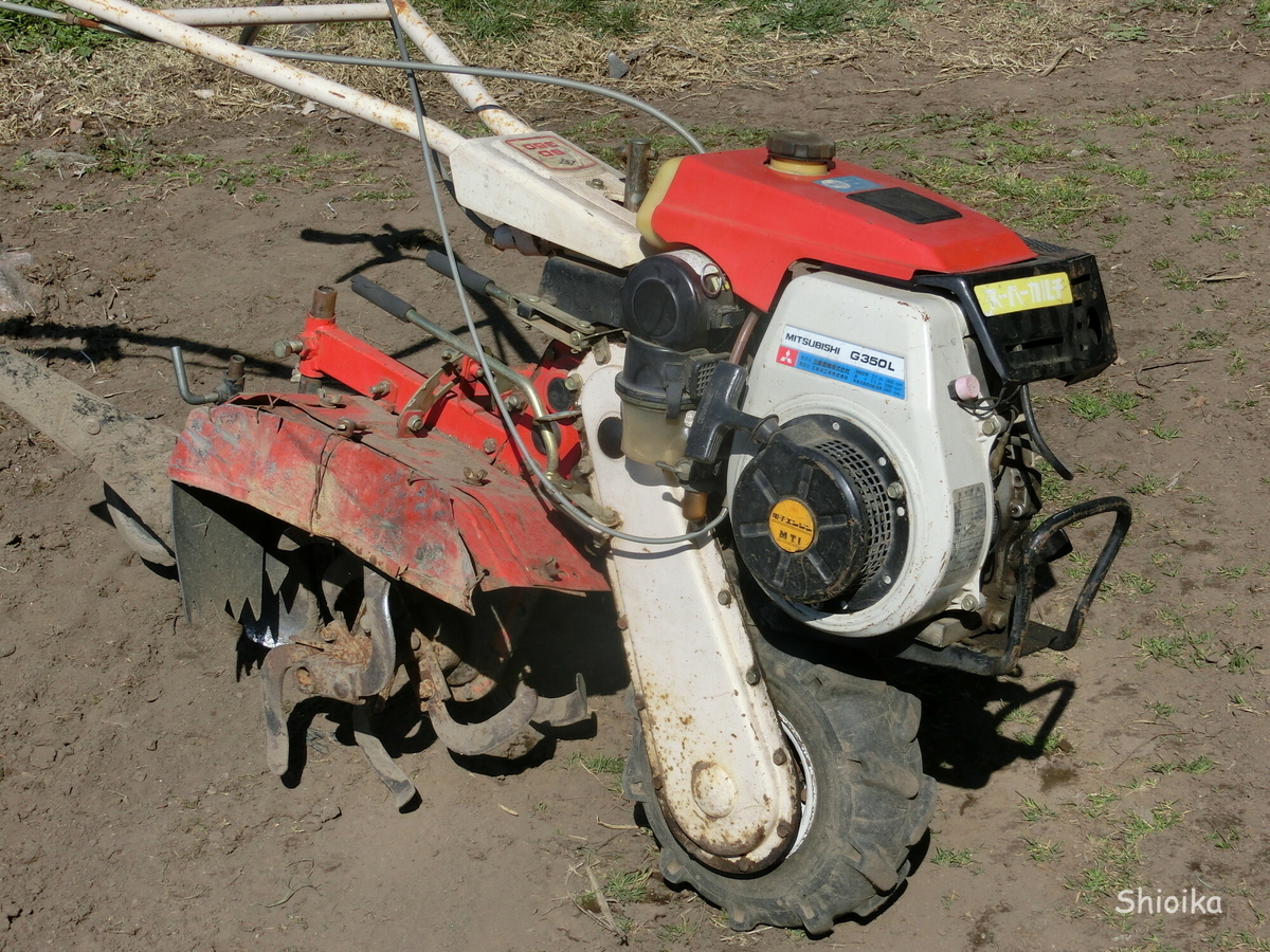 クラッチを入れても動かない カタクラSD350型管理機の整備 - Shioika Blog