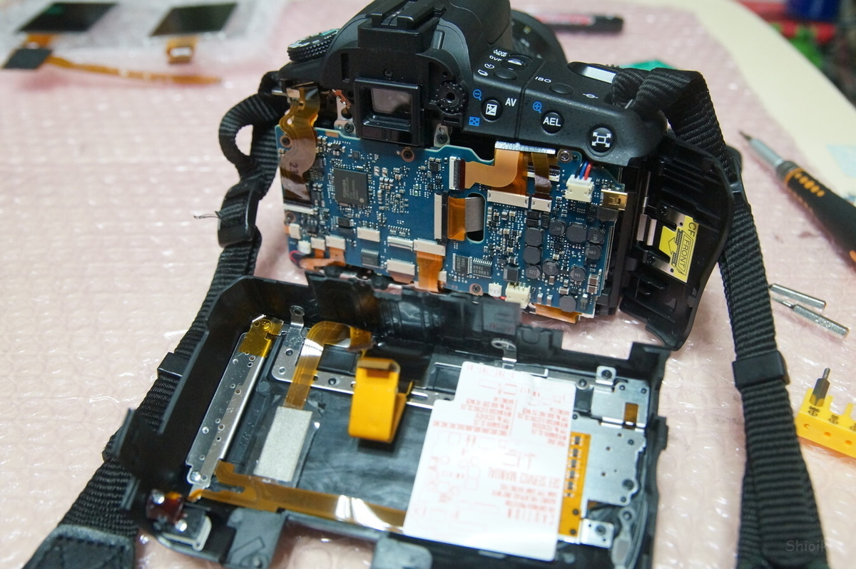 ジャンク一眼レフの液晶交換 SONY α350 買いました！ - Shioika Blog