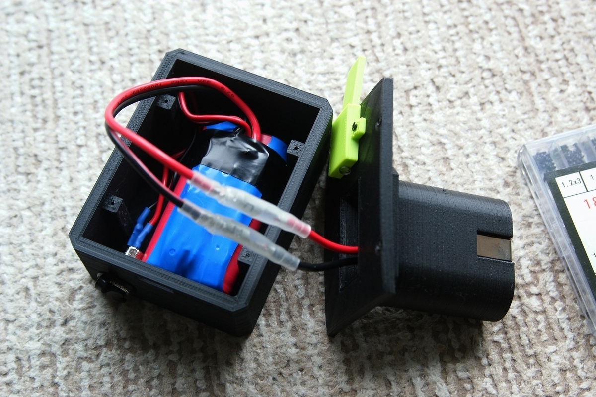3Dプリンター＆18650電池で電動工具用バッテリーを作ってみた