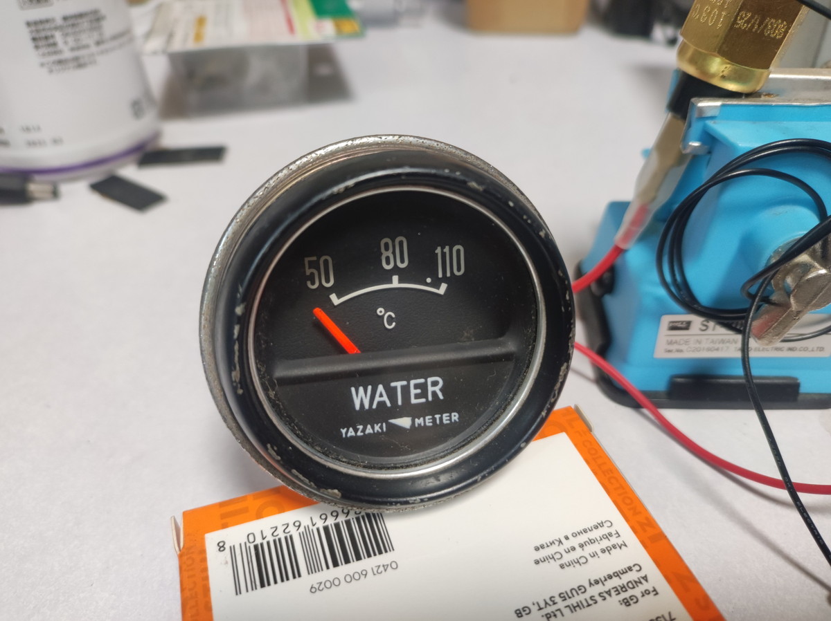 ジャンク500円 動くか？古い水温計の動作確認 - Shioika Blog