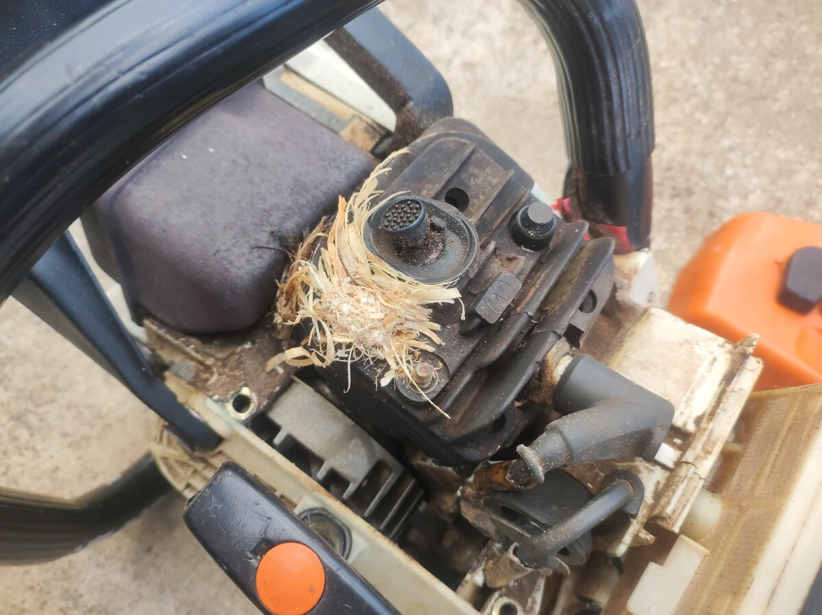 STIHL MS260 エンジン回転上がらない 修理？ ＆ クボタKND70