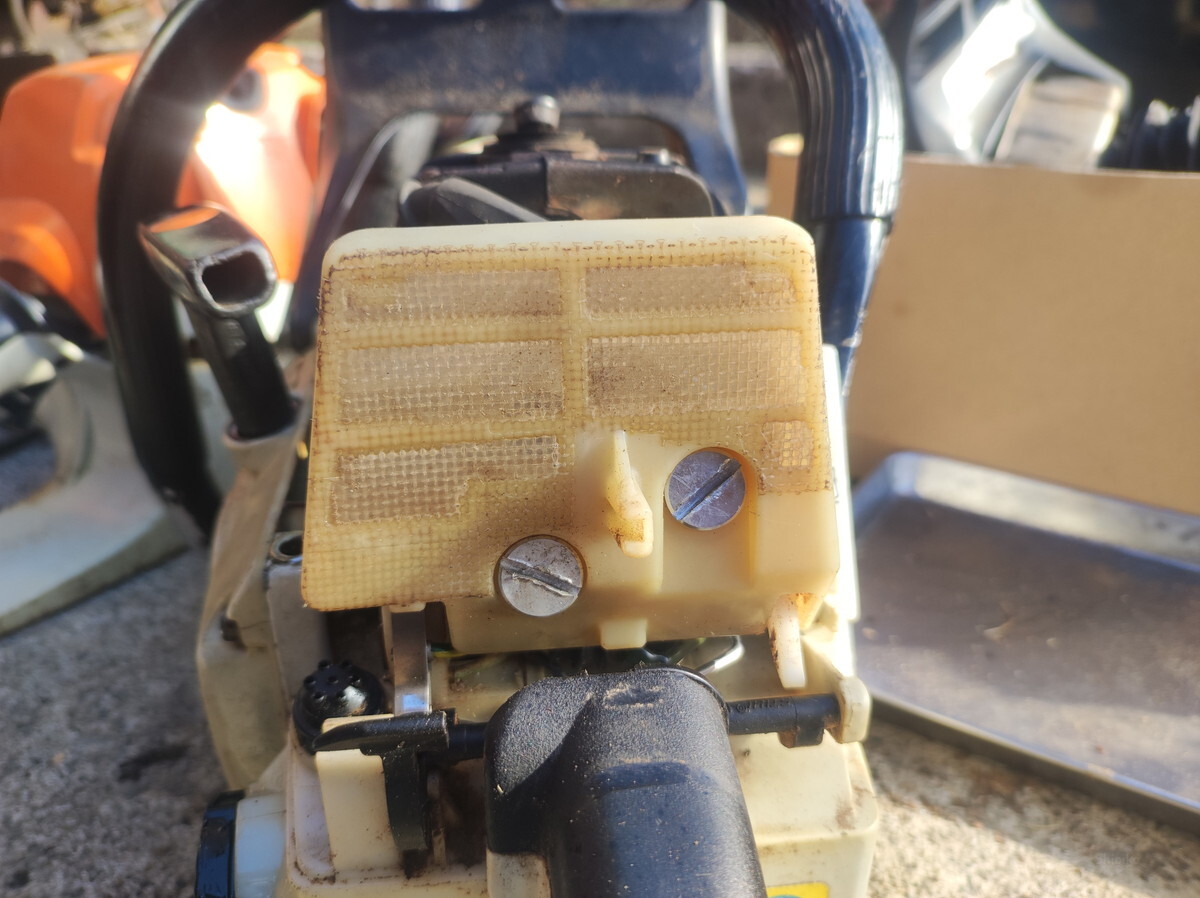 STIHL MS260 エンジン回転上がらない 修理？ ＆ クボタKND70 ホッパー