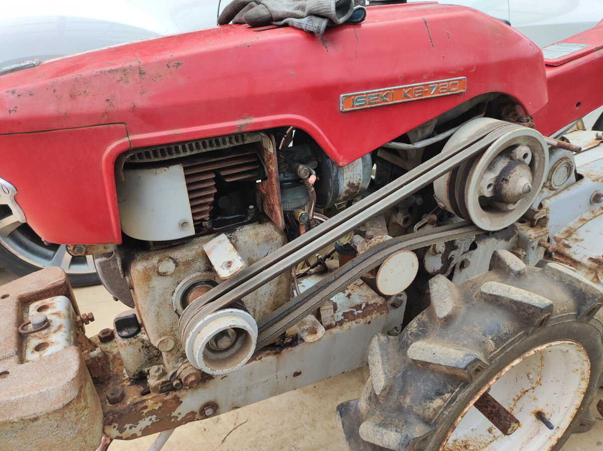 ヰセキKC300F農用トラクター。FA130Gヰセキガソリンエンジン。#耕うん