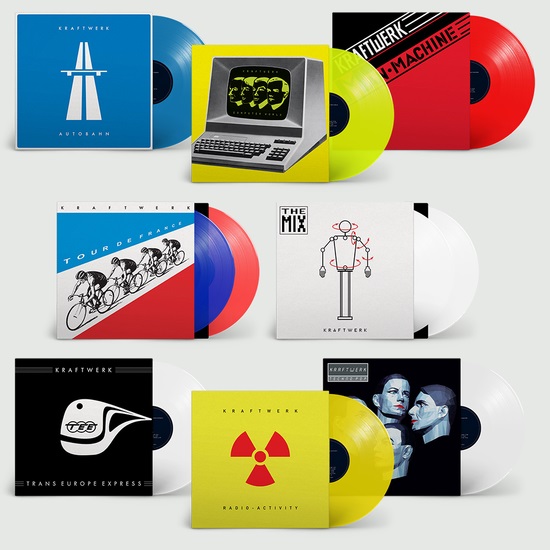 KRAFTWERK アナログ・カラーレコード盤 8タイトル10月9日発売