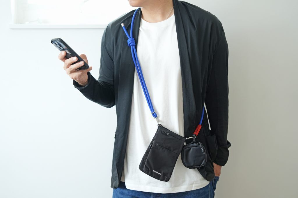 topologie トポロジー　Tinbox サコッシュ　6.0㎜ストラップ付き Topologie x A.SOCIETY Mini Utility Sacoche（Topologie x A