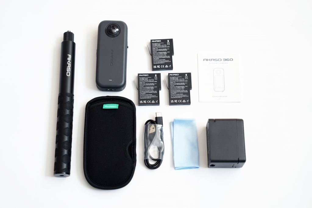 コスパ最強360°カメラ【AKASO360 クリエイターコンボ】レビュー。安く