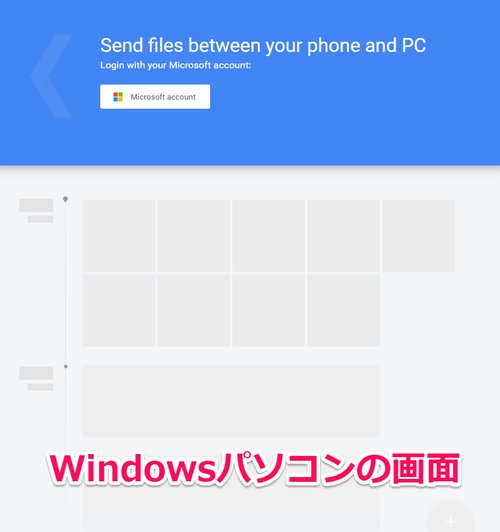 パソコンでログイン