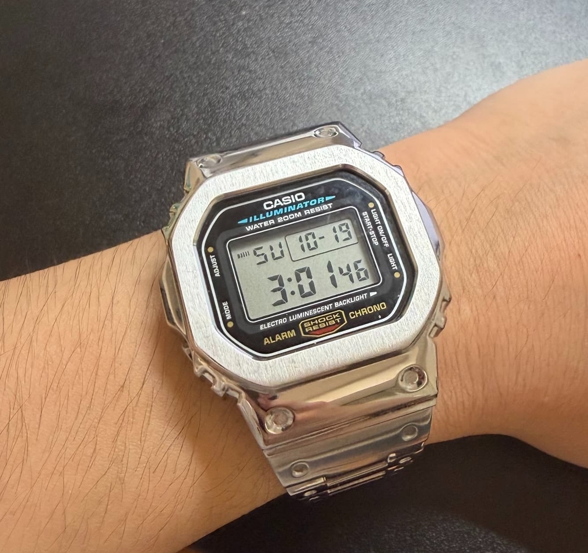 ☆カッコ良いです♪☆スピードモデル DW-5600 フルメタル ダサかっこいい究極？！あらためて今、Gショックのスピード