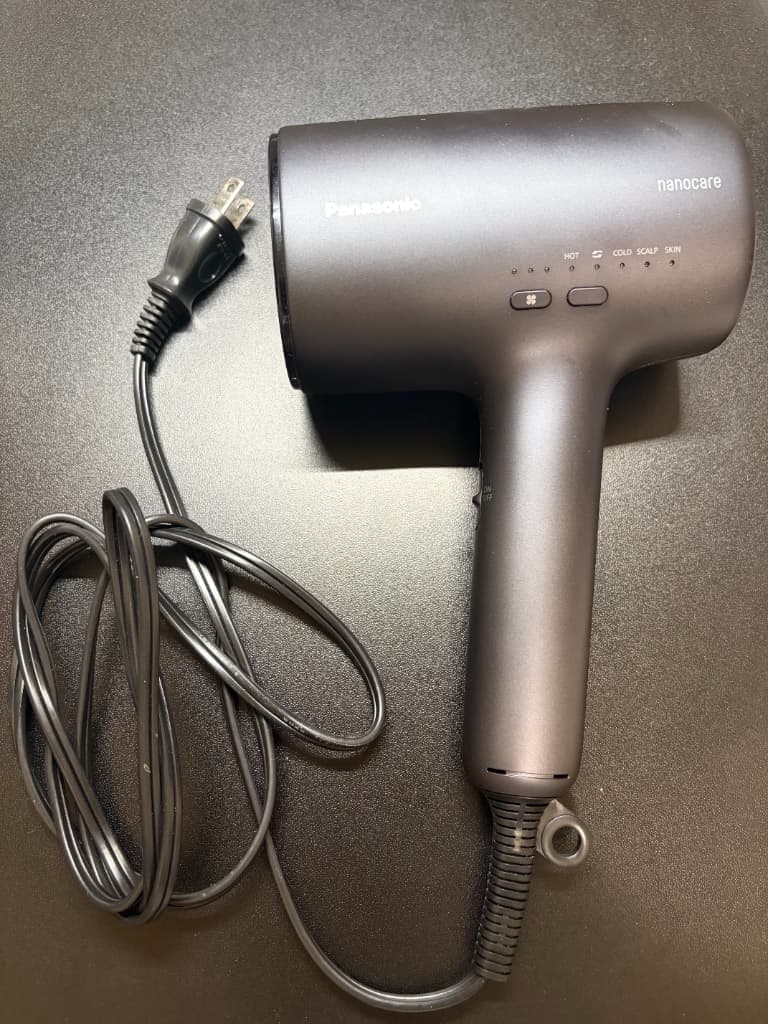 ナノケアと電源コード