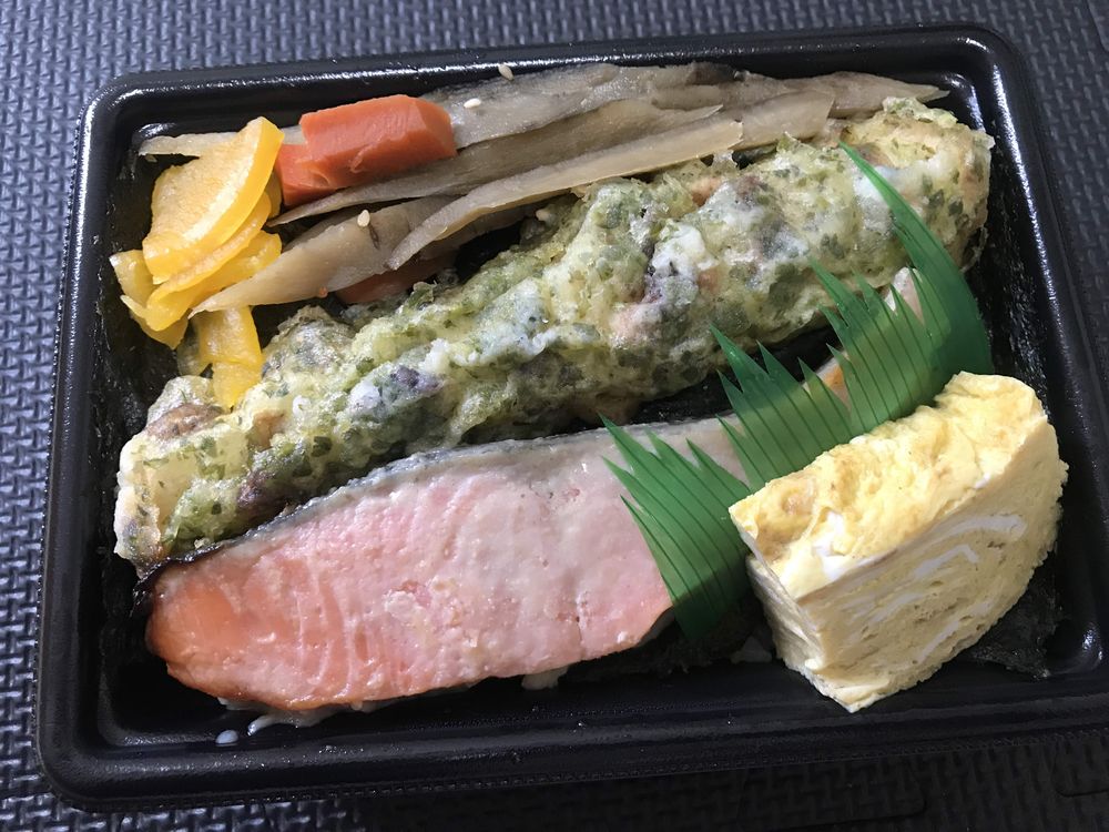 のり鮭弁当