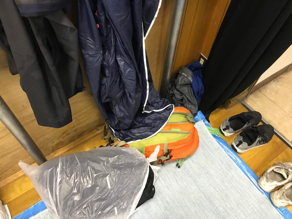 避難所荷物