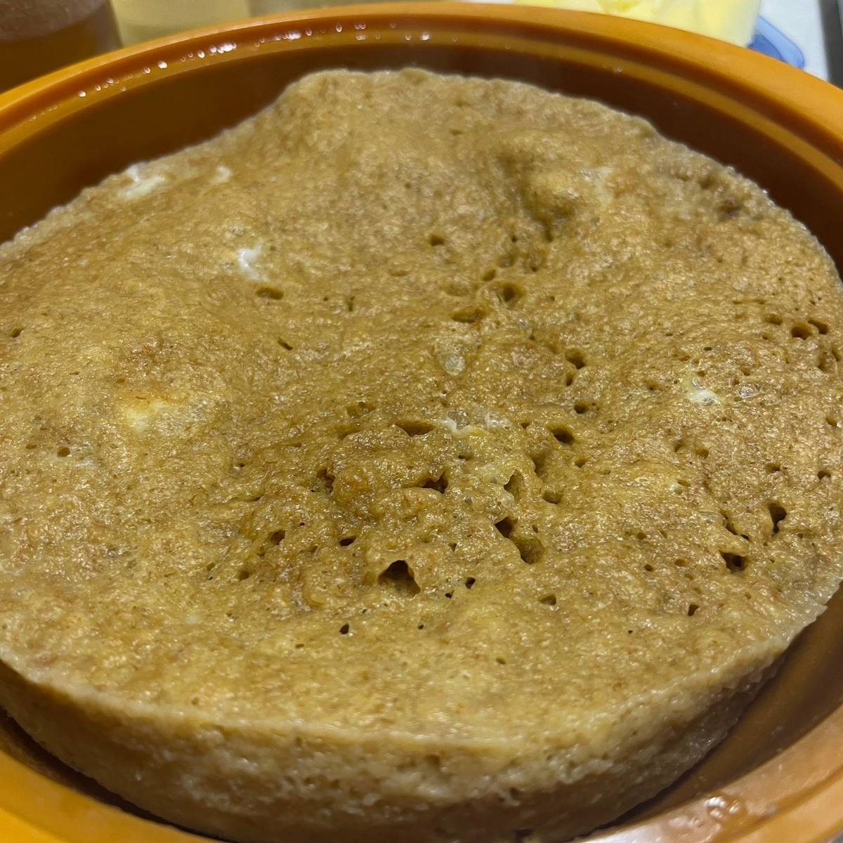 レンジで蒸しパン