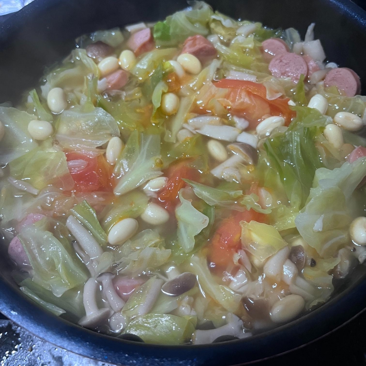 朝野菜スープ具材