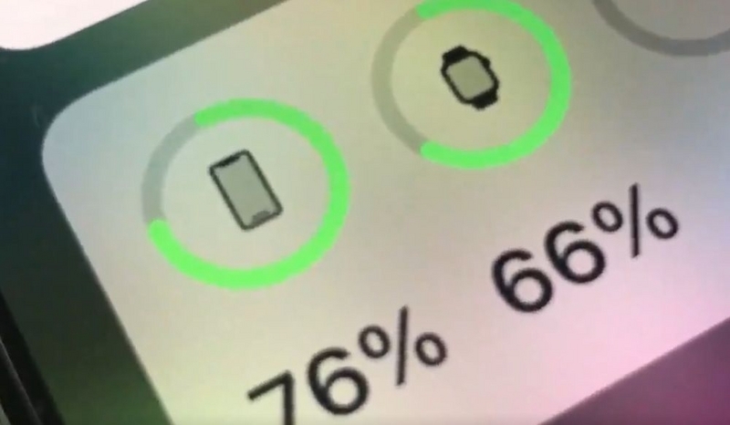 iPhone充電残量