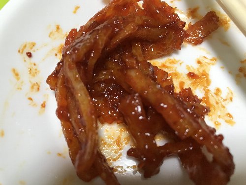 イカキムチ美味しい
