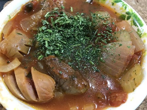 ポトフ　パクチー