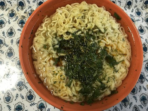 パクチーラーメン作り方