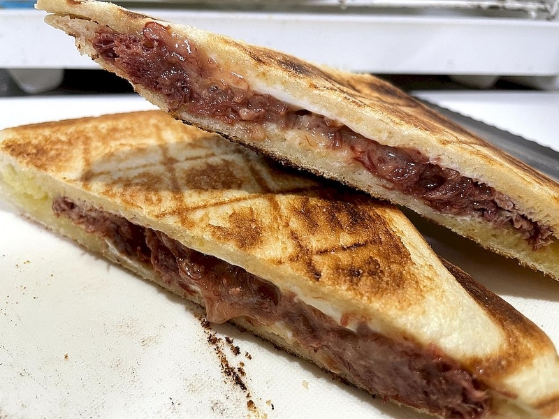 ホットサンド コンビーフ焼き