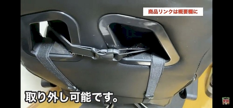 取り外し可能です。
