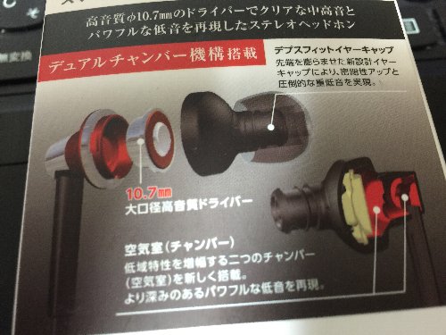 デュアルチャンバー機構搭載