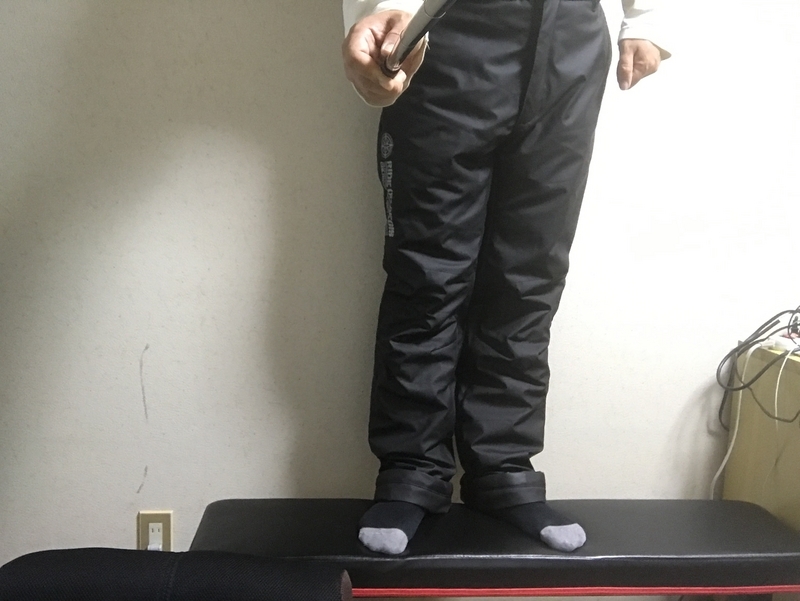 Iライドオンイージスパンツ試着