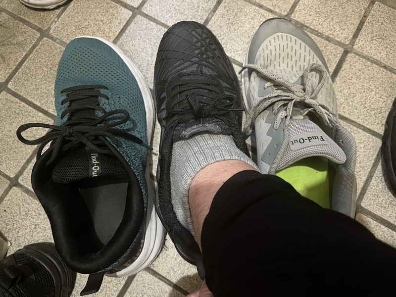 スポーツシューズのような履き心地