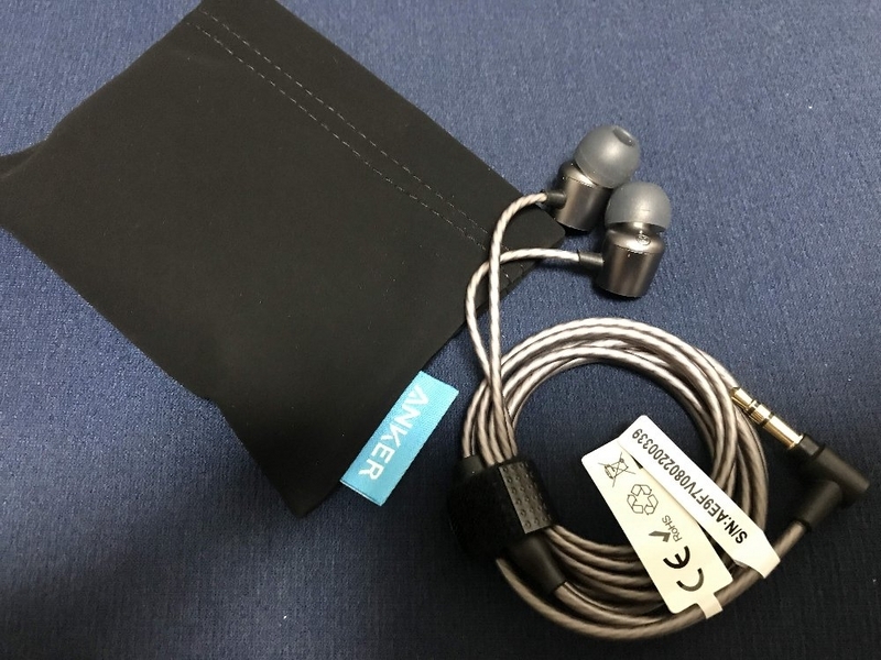 Anker SoundBuds Verve (カナル型 有線イヤホン)【マイク非内蔵】