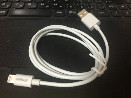 Anker プレミアムライトニングUSBケーブル 中身