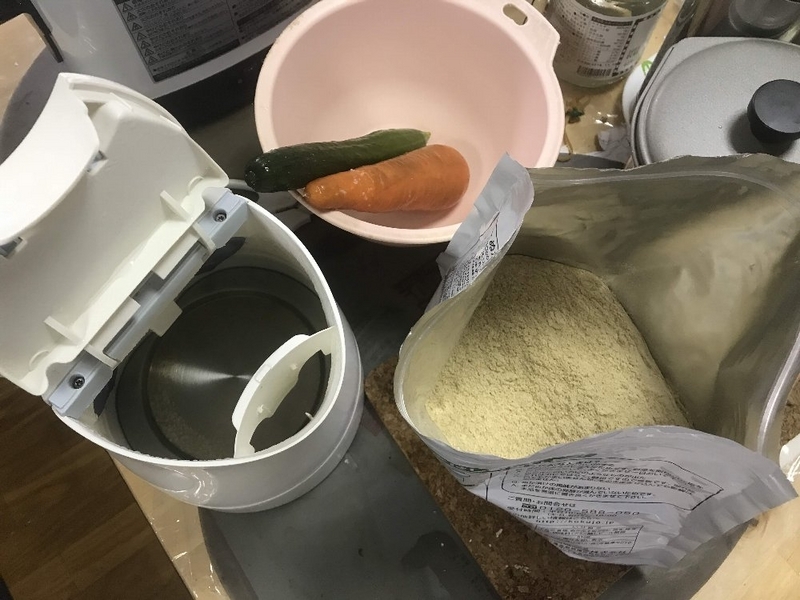 この袋がぬか床に