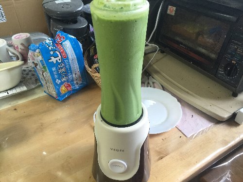 ブレンダ―ミキサー中