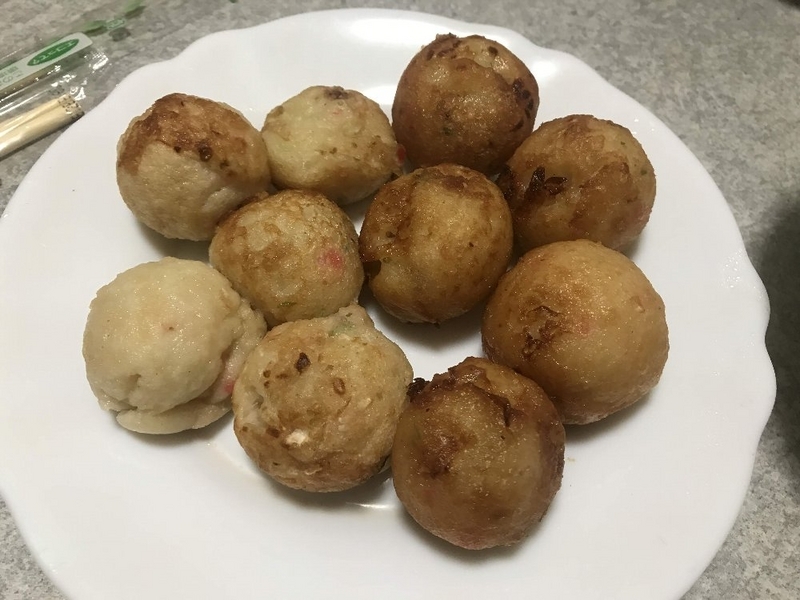 たこ焼き　レンジか揚げるか
