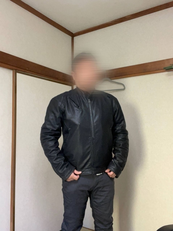 4Lサイズ感ファスナー閉じるCORDURA(R)EURO(コーデュラユーロ)ライディングジャケット