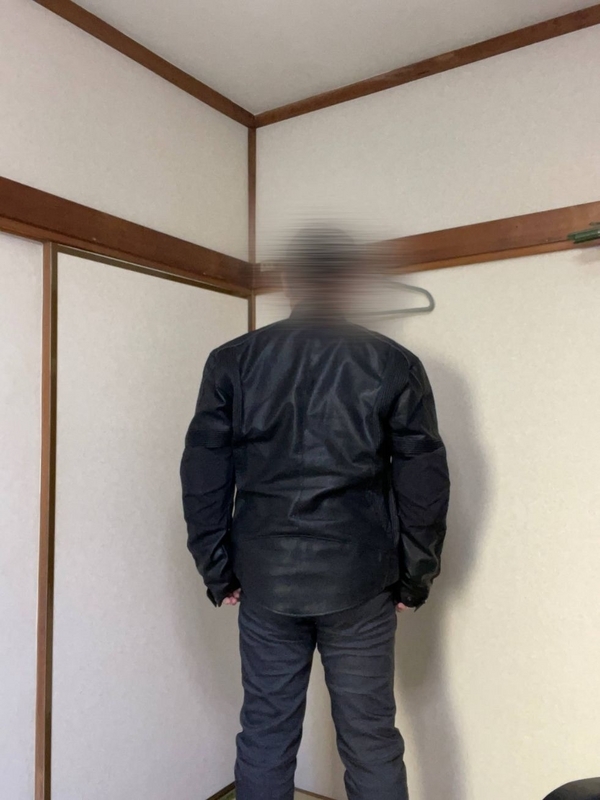 4Lサイズ感背面CORDURA(R)EURO(コーデュラユーロ)ライディングジャケット