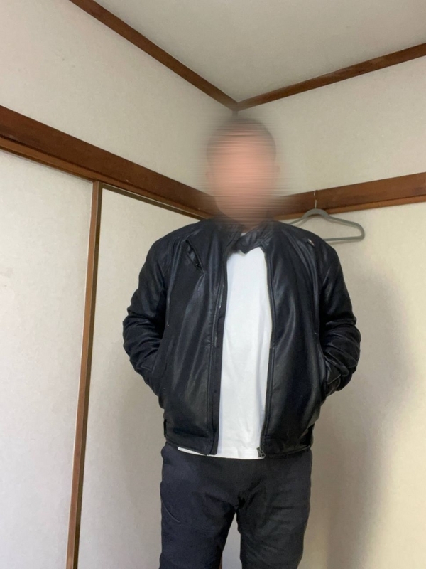 4Lサイズ感正面CORDURA(R)EURO(コーデュラユーロ)ライディングジャケット