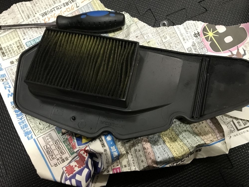 PCX純正エアークリーナー