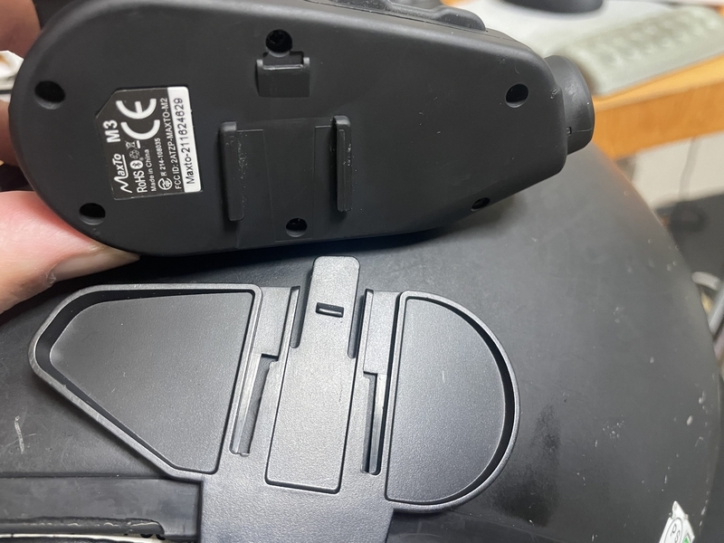 ヘルメットカメラ取付