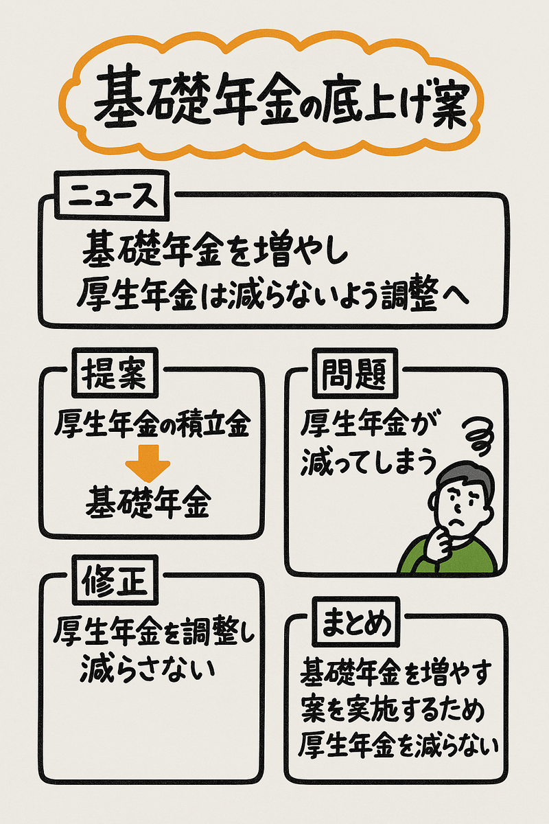 基礎年金引き上げ
