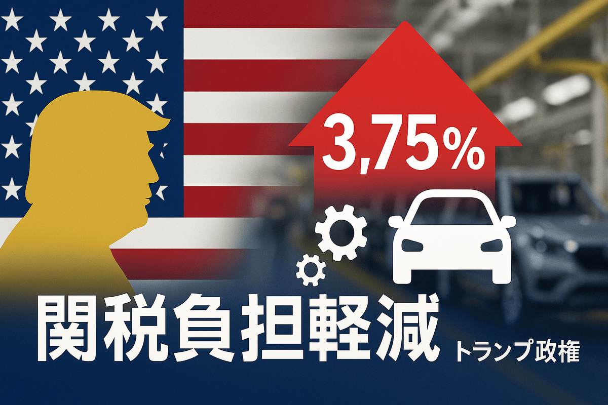 自動車部品への追加関税 負担軽減措置