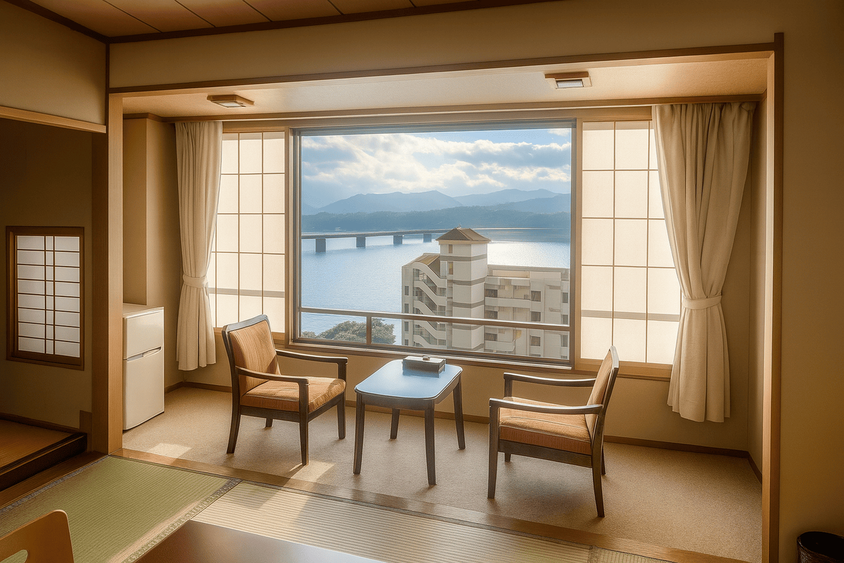 ホテル紫苑　部屋風景