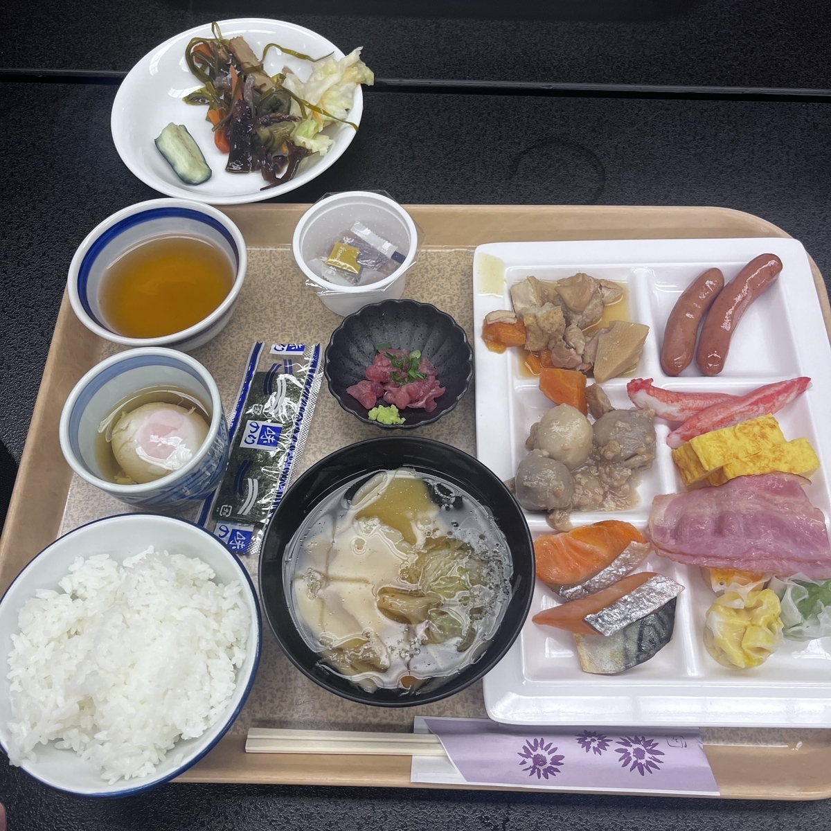 ホテル紫苑の朝食