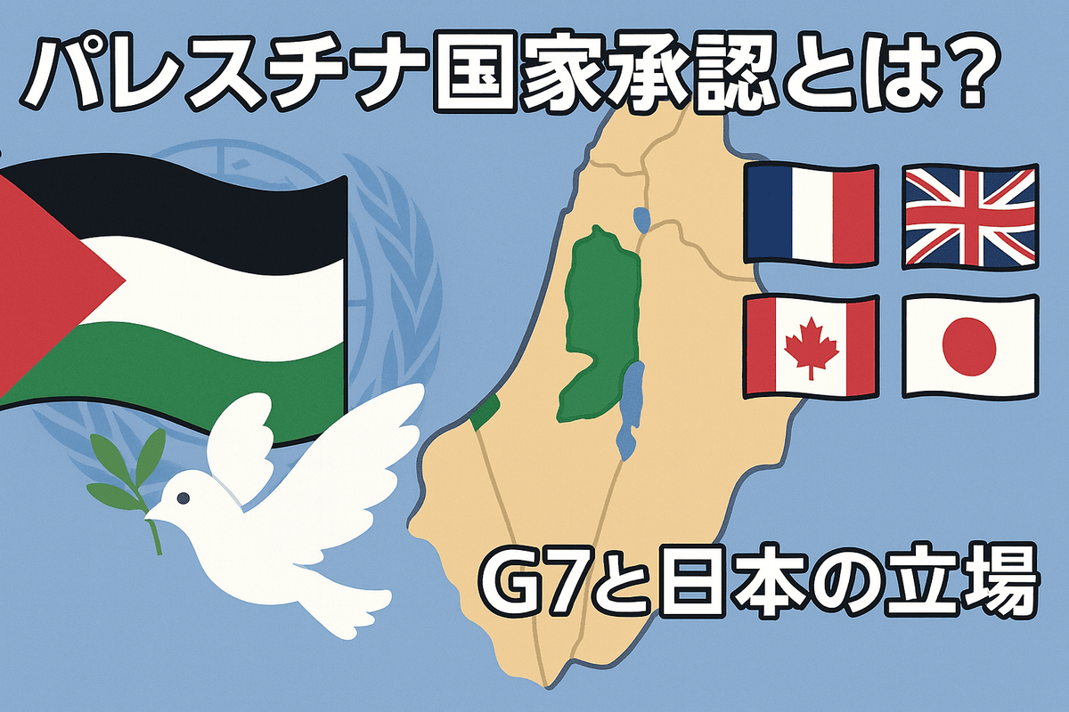 パレスチナ国家承認とは？G7の動きや日本の立場をわかりやすく解説 - NEWS QUEST ニュースの「はてな」を解く