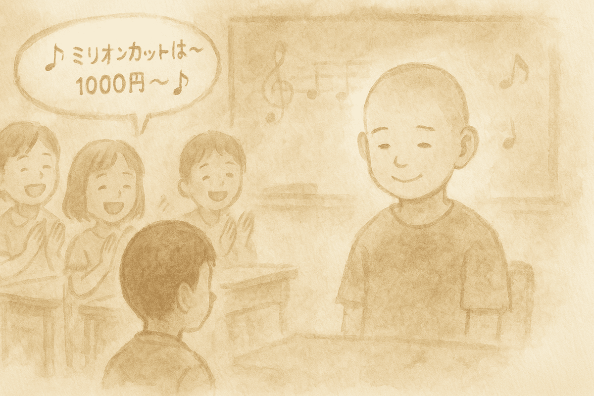 ミリオンカットは〜 1,000円〜