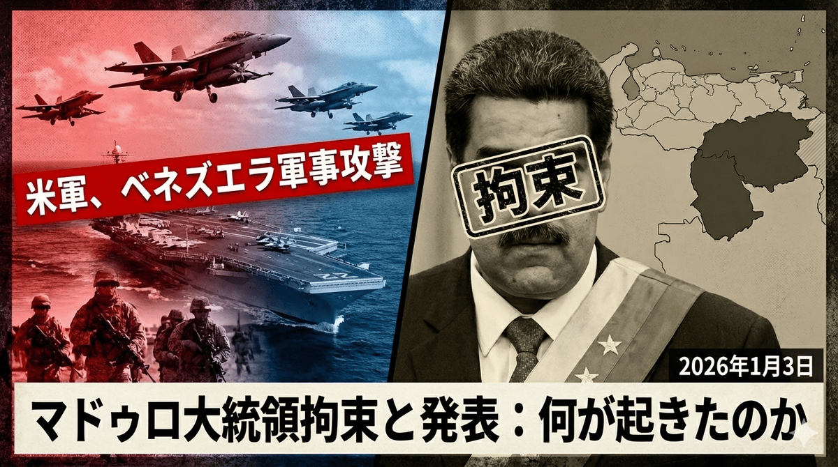 米国がベネズエラに軍事攻撃