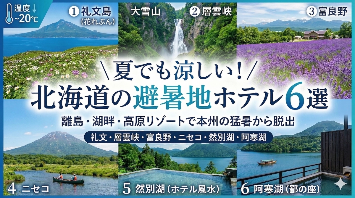 北海道 避暑地ホテル6選