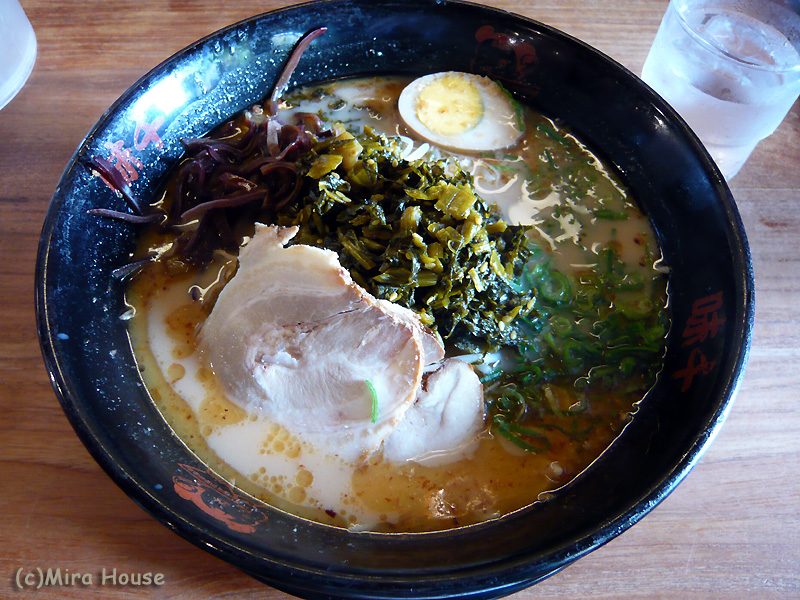 味千ラーメンの阿蘇高菜ラーメン