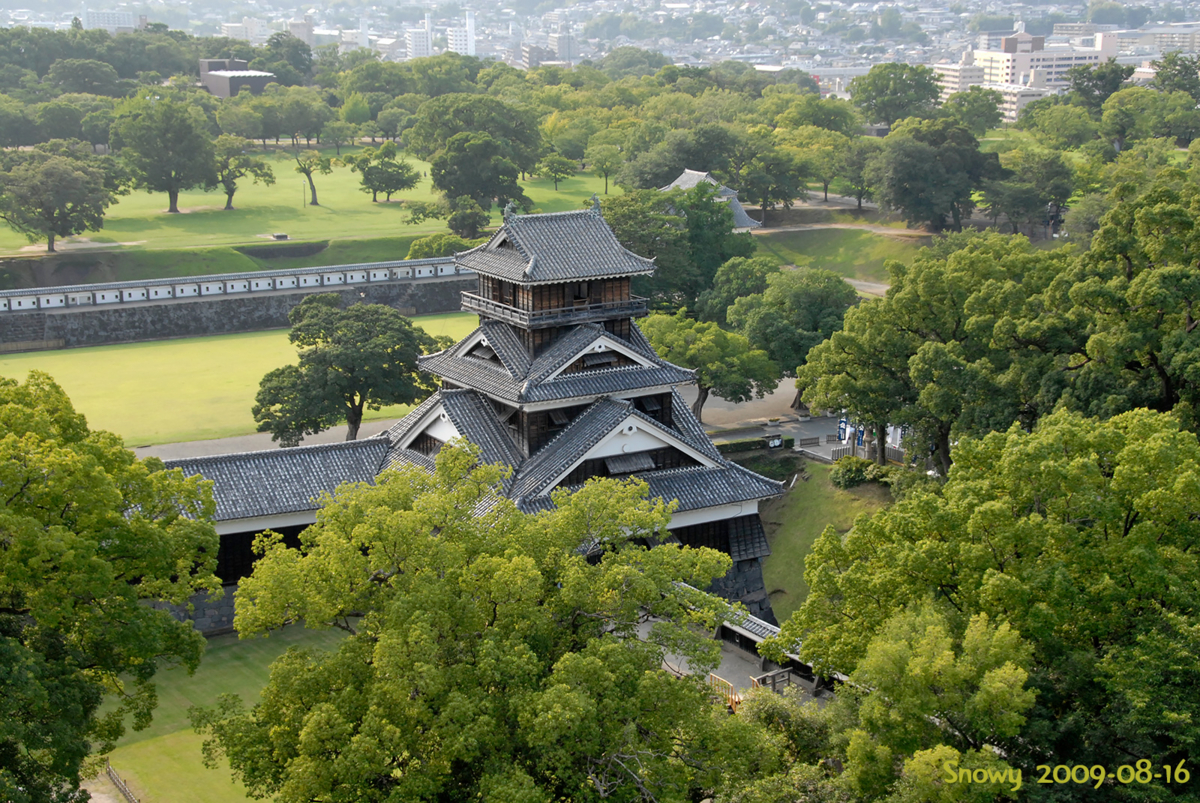 熊本城宇土櫓 2009-08-16