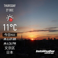 [Instaweather]（2018-12-27）