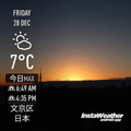 [Instaweather]（2018-12-28）