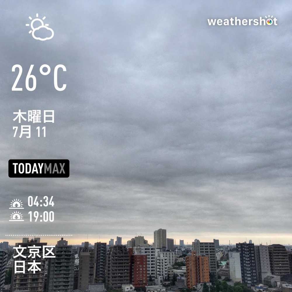 WeatherShot（2019-07-11）