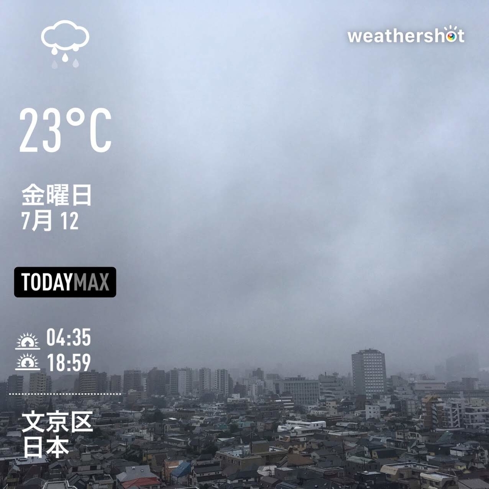 WeatherShot（2019-07-12）
